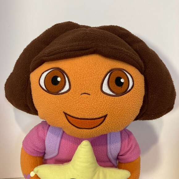 Vintage Dora Explorer 2002 Nick Jr Plush 22" Large Stuffed Toy Viacom Star - Picture 2 of 12